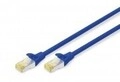 DIGITUS CAT 6A S-FTP Patchkabel Cu LSZH AWG 27/7 L&auml;nge 1m 10 St&uuml;ck Farbe Blau