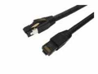 MicroConnect CAT8.1 S/FTP 0.50m Black LSZH Shielded Network Cable AWG CAT 8...