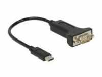 Delock Adapterkabel USB Type-C> Seriell 1 x 9 Pin Stecker Digital/Daten 9-polig