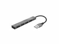 Trust Halyx USB 2.0 480 Mbit/s Aluminium 0,1 m 4 x 0.1 m 15 x 7 x 96 mm (23786)