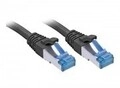 Lindy Patch-Kabel RJ-45 M bis M 2 m SFTP PiMF CAT 6a IEEE 802.3af/IEEE 802.3at