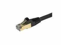 StarTech.com 0,5m Cat6a Ethernet Kabel geschirmt STP Netzwerkkabel Patchkabel Cat 6a