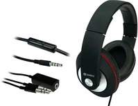 Sandberg 125-86, SANDBERG Play'n Go Headset Full-Size kabelgebunden Schwarz (125-86)