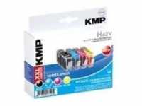 KMP H62V 4er-Pack Schwarz Gelb Cyan Magenta Tintenpatrone Alternative zu: HP 364XL
