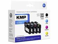 KMP MULTIPACK E154V 4er-Pack Schwarz Gelb Cyan Magenta Tintenpatrone Alternative zu: