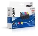 KMP MULTIPACK E107V 4er-Pack Schwarz Gelb Cyan Magenta Tintenpatrone Alternative zu: