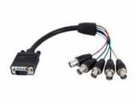 StarTech.com 1 ft Coax HD15 VGA to 5 BNC RGBHV Monitor Cable M/F VGA-Kabel W bis