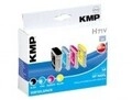 KMP Vorteilspack H71V 4er-Pack Gr&ouml;&szlig;e XL Schwarz Gelb Cyan Magenta Tintenpatrone