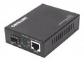 Intellinet Gigabit PoE+ Medienkonverter RJ45 SFP 120km Converter 1 Gbps Power over
