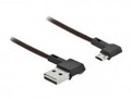 Delock Dual Easy USB 2.0 Kabel A St. auf micro B St gew. 0.2 m Digital/Daten 0,2 m