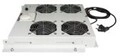 Intellinet Rack-L&uuml;ftereinsatz mit 4 Ventilatoren Thermostat Wechselstrom 220/240 V
