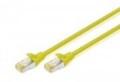 DIGITUS CAT 6A S-FTP Patchkabel Cu LSZH AWG 27/7 L&auml;nge 1m 10 St&uuml;ck Farbe Gelb