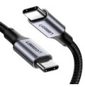 Ugreen 1 m USB C C 2.0 480 Mbit/s Schwarz Silber 100W PD Fast Charging Cable (70427)