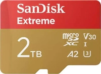 SanDisk SDSQXAV-2T00-GN6MA, SanDisk Extreme Flash-Speicherkarte microSDHC/SD-Adapter