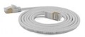 WANTEC 0.25m Cat. 7 Rohkabel Patchkabel S/STP RJ45 Stecker auf Grau Netzwerk CAT 7