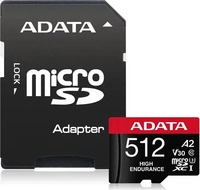 ADATA AUSDX512GUI3V30SHA2-RA1, ADATA High Endurance 512 GB MicroSDXC Klasse 10 UHS-I