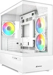 Sharkoon MK6 RGB weiss Tempered Glass x 2 Micro/Mini/Flex-ATX (4044951041800)