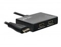 InLine Video-/Audio-Splitter 2 x HDMI Desktop Kunststoff Farbig (65009C)