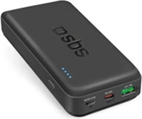 SBS TTBB20000PD45WK, SBS Powerbank 20.000 mAh Power Delivery 45W Multi-Port schwarz