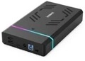 Inateck Festplattengeh.RGB 3.5 " USB 3.0 2.5/3.5 " SATA H/SSD Typ C (FE3003_BLACK)