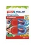 Tesa 59820 Trocken B&uuml;rokleinmaterial Rot 2er Mini Glue Roller ecologo 6m x 5mm
