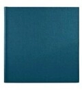 Hama Jumbo-Album Wrinkled 80 wei&szlig;e Seiten Blau B&uuml;rokleinmaterial 160 Blatt