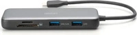 Digitus DA-70915, DIGITUS USB-C Docking Station 8-Port HDMI USB RJ45 SD (DA-70915)