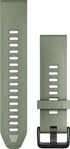 Garmin 010-13391-02, Garmin QuickFit-Armband 20 mm Silikon Weidengruen/Nebelgrau Mit