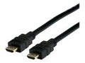 VALUE HDMI mit Ethernetkabel M bis M 3 m Doppelisolierung Schwarz 4K Unterst&uuml;tzung