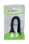 Techly HDMI 4K 60Hz High Speed Anschlusskabel ,mit Ethernet M/F schwarz 7,5&nbsp;m