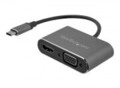 StarTech.com USB C to VGA and HDMI Adapter Aluminum USB-C Multiport Externer