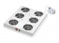 ROLINE 19 Zoll Dachl&uuml;ftereinheit 6 L&uuml;fte Thermostat grau (26.21.0274)