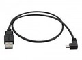 StarTech.com Micro USB Lade- und Sync-Kabel St/St Rechts gewinkelt Micro-USB 0,5m