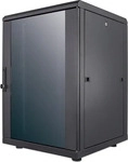 Intellinet 713061, Intellinet Schrank Netzwerkschrank Schwarz RAL 9005 16U 48,3 cm