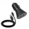 SBS Auto Zigarettenanz&uuml;nder 5 V 1 m Schwarz USB-Type-C car charger kit