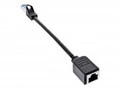 InLine Patchkabel Verl&auml;ngerung RJ45 Protektor S/FTP PiMf Cat.6A halogenfrei Kupfer