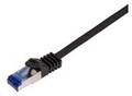 LogiLink Patchkabel Ultraflex Cat.7-Rohkabel S/FTP schwarz 10 m Netzwerk CAT 7