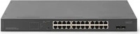 Digitus DN-95348-2, DIGITUS Switch 24-Port Gigabit Unmanaged schwarz 1 Gbps Power