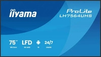 iiyama LH7564UHS-B1AG, iiyama LH7564UHS-B1AG Digital Signage Flachbildschirm 190,5 cm