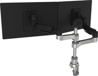 R-Go RGOVLCA4TWSI, R-Go Monitorarm Caparo 4 Twin Gasfeder 3-9kg dynamic silver 4