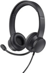 Trust 25373, Trust Headset HS-201 On-Ear schwarz Schwarz (25373)