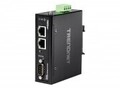 TRENDnet Gateway industriell 100Mb LAN RS-232 RS-485 Modbus RS-442 Gleichstrom Wand /