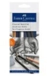 FABER-CASTELL Creative Studio Sketch Set aus Bleistift Buntstift und Kohlestift 7