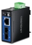 TRENDnet HARDENED INDUSTRIAL 1000BASE-LX Converter Glasfaser LWL 1 Gbps (TI-FGSC)