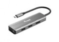 Equip Adapter Usb-C -> Hdmi/DisplayPort/Vga 4K/1080P/60Hz gr Digital/Daten