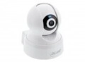 InLine SmartHome Kamera innen HD Bewegungserkennung Schwenk-/Neigbar Blau Wei&szlig;