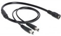 Delock Netz-Splitter Gleichstromstecker 5,5 x 2,1 mm M bis x W 50 cm (83286)
