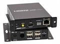 InLine HDMI USB KVM &uuml;ber IP Extender Verl&auml;ngerung UTP 4K bis 100m (64601)