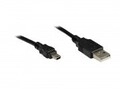 Good Connections Anschlusskabel USB 2.0 Stecker A an Mini B 5-pin schwarz 1,8m...