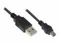 Good Connections USB-Kabel USB M bis Mini-USB Typ B M 2.0 30 cm Schwarz (3310-AM03)